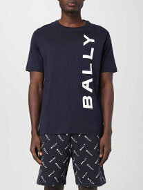BALLY バリー ブルー Blue Tシャツ メンズ 春夏2024 MJE05CCO018 【関税・送料無料】【ラッピング無料】 gi