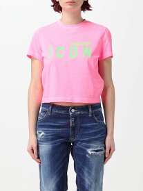 DSQUARED2 ディースクエアード ピンク Pink Tシャツ レディース 春夏2024 S80GC0068S24692 【関税・送料無料】【ラッピング無料】 gi