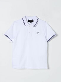 【楽天スーパーSALE!!15000円以上1000円OFFクーポン対象】 EMPORIO ARMANI KIDS エンポリオ・アルマーニキッズ ホワイト White トップス ボーイズ 春夏2024 8N4FB31JPTZ 【関税・送料無料】【ラッピング無料】 gi