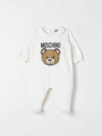 MOSCHINO モスキーノ ホワイト White ベビーウェア ベビーユニセックス 春夏2024 MUY06PLCA19 【関税・送料無料】【ラッピング無料】 gi