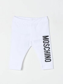 MOSCHINO モスキーノ ホワイト White パンツ ベビーユニセックス 春夏2024 MAP032LBA00 【関税・送料無料】【ラッピング無料】 gi