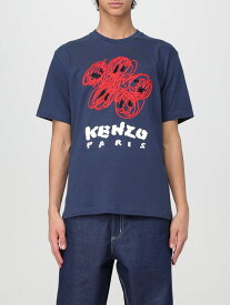 KENZO ケンゾー ブルー Blue Tシャツ メンズ 春夏2024 FE55TS2734SG 【関税・送料無料】【ラッピング無料】 gi