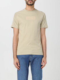 【毎月1日はエントリーでポイント3倍！】 CALVIN KLEIN カルバン クライン ベージュ Beige Tシャツ メンズ 春夏2024 K10K112403 【関税・送料無料】【ラッピング無料】 gi