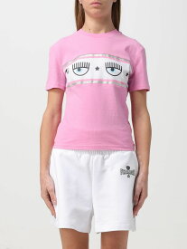 CHIARA FERRAGNI キアラ フェラーニ ピンク Pink Tシャツ レディース 春夏2024 76CBHL03CJL01 【関税・送料無料】【ラッピング無料】 gi