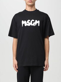 MSGM エムエスジーエム ブラック Black Tシャツ メンズ 春夏2024 3640MM131247002 【関税・送料無料】【ラッピング無料】 gi