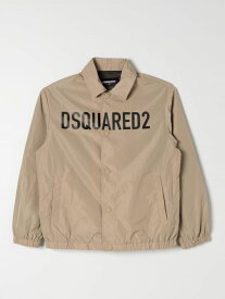 【本日5の付く日ポイント4倍!!】 DSQUARED2 JUNIOR ディースクエアードジュニア ベージュ Beige ジャケット ボーイズ 春夏2024 DQ2270D0A8M 【関税・送料無料】【ラッピング無料】 gi