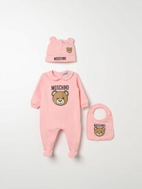 MOSCHINO モスキーノ ピンク Pink ベビーウェア ベビーユニセックス 春夏2024 MUY067LCA19 【関税・送料無料】【ラッピング無料】 gi