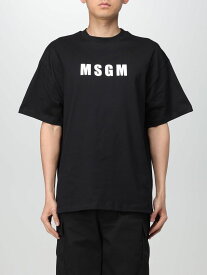 MSGM エムエスジーエム ブラック Black Tシャツ メンズ 春夏2024 3640MM128247002 【関税・送料無料】【ラッピング無料】 gi
