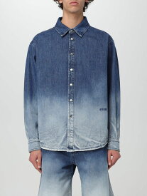 MSGM エムエスジーエム ブルー Blue シャツ メンズ 春夏2024 3640ME231LT247099 【関税・送料無料】【ラッピング無料】 gi