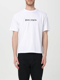 【毎月1日はエントリーでポイント3倍！】 PALM ANGELS パーム エンジェルス ホワイト White Tシャツ メンズ 春夏2024 PMAA089S24JER002 【関税・送料無料】【ラッピング無料】 gi