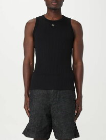 FENDI フェンディ ブラック Black Tシャツ メンズ 春夏2024 FY1297AR6S 【関税・送料無料】【ラッピング無料】 gi