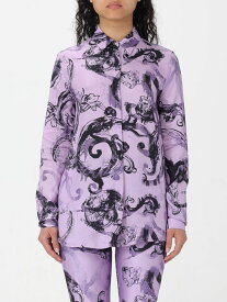 VERSACE JEANS COUTURE ヴェルサーチェ・ジーンズ・クチュール パープル Violet シャツ レディース 春夏2024 76HAL201NS407 【関税・送料無料】【ラッピング無料】 gi