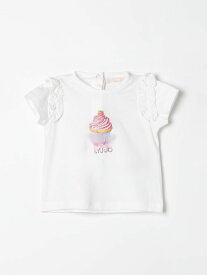 LIU JO KIDS リュー ジョーキッズ ホワイト White トップス ベビーユニセックス 春夏2024 HA4078J5003 【関税・送料無料】【ラッピング無料】 gi