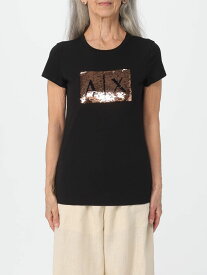 ARMANI EXCHANGE アルマーニ エクスチェンジ ブラック Black Tシャツ レディース 春夏2024 8NYTDLYJ73Z 【関税・送料無料】【ラッピング無料】 gi