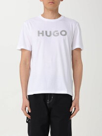 HUGO ヒューゴ ホワイト White Tシャツ メンズ 春夏2024 50506996 【関税・送料無料】【ラッピング無料】 gi