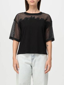 ARMANI EXCHANGE アルマーニ エクスチェンジ ブラック Black Tシャツ レディース 春夏2024 3DYT34YJ3RZ 【関税・送料無料】【ラッピング無料】 gi