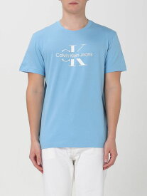 CK JEANS カルバン・クライン・ジーンズ ブルー Blue Tシャツ メンズ 春夏2024 J30J325190 【関税・送料無料】【ラッピング無料】 gi