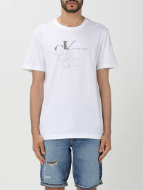 CK JEANS カルバン・クライン・ジーンズ ホワイト White Tシャツ メンズ 春夏2024 J30J325352 【関税・送料無料】【ラッピング無料】 gi