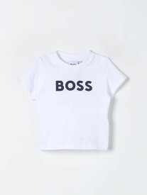 【土日限定クーポン配布中！】 BOSS KIDSWEAR ボスキッズウェア ホワイト White トップス ベビーユニセックス 春夏2024 J05P12 【関税・送料無料】【ラッピング無料】 gi