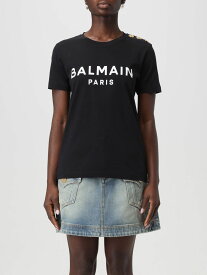 BALMAIN バルマン ブラック Black Tシャツ レディース 春夏2024 BF1EF005BB02 【関税・送料無料】【ラッピング無料】 gi
