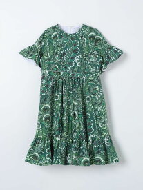 【土日限定！15000円以上で1000円OFF】 ETRO エトロ グリーン Green ドレス ガールズ 春夏2024 GU1A71P0417 【関税・送料無料】【ラッピング無料】 gi