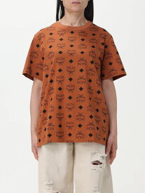 MCM エムシーエム ブラウン Camel Tシャツ レディース 春夏2024 MHTDAMM01 【関税・送料無料】【ラッピング無料】 gi