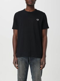 【楽天スーパーSALE!!15000円以上1000円OFFクーポン対象】 FRED PERRY フレッド ペリー ブラック Black Tシャツ メンズ 春夏2024 M3519 【関税・送料無料】【ラッピング無料】 gi