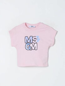 【本日5の付く日ポイント4倍!!】 MSGM KIDS エムエスジーエム ピンク Pink トップス ベビーユニセックス 春夏2024 S4MSNGTH302 【関税・送料無料】【ラッピング無料】 gi