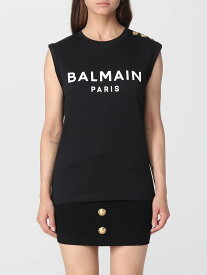 【15,000円以上ご購入で1,000円OFF！】 BALMAIN バルマン ブラック Black トップス レディース 秋冬2023 BF1ED001BB02 【関税・送料無料】【ラッピング無料】 gi