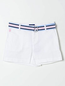 【本日0の付く日ポイント4倍!!】 POLO RALPH LAUREN ポロ・ラルフローレン ホワイト White ショーツ ガールズ 春夏2024 313834890003 【関税・送料無料】【ラッピング無料】 gi