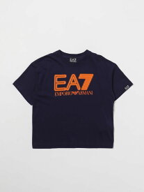 EA7 エンポリオ アルマーニ ブルー Blue Tシャツ ボーイズ 春夏2024 3DBT57BJ02Z 【関税・送料無料】【ラッピング無料】 gi