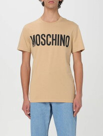 MOSCHINO モスキーノ ベージュ Beige Tシャツ メンズ 春夏2024 07012041 【関税・送料無料】【ラッピング無料】 gi