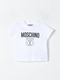 MOSCHINO モスキーノ ホワイト White トップス ベビーユニセックス 春夏2024 MUM03TLAA02 【関税・送料無料】【ラッピング無料】 gi