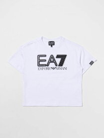 EA7 エンポリオ アルマーニ ホワイト White Tシャツ ボーイズ 春夏2024 3DBT57BJ02Z 【関税・送料無料】【ラッピング無料】 gi