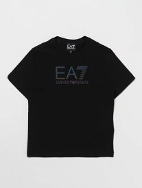 EA7 エンポリオ アルマーニ ブラック Black Tシャツ ボーイズ 春夏2024 3DBT53BJ02Z 【関税・送料無料】【ラッピング無料】 gi