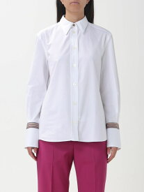 【本日5の付く日ポイント4倍!!】 PAUL SMITH ポールスミス ホワイト White シャツ レディース 春夏2024 W1R327BM10955 【関税・送料無料】【ラッピング無料】 gi