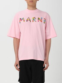 【本日0の付く日ポイント4倍!!】 MARNI マルニ ピンク Pink Tシャツ メンズ 春夏2024 HUMU0223PUUSCW59 【関税・送料無料】【ラッピング無料】 gi
