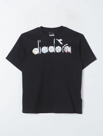 DIADORA ディアドラ ブラック Black Tシャツ ボーイズ 春夏2024 S4DIJUTH040 【関税・送料無料】【ラッピング無料】 gi