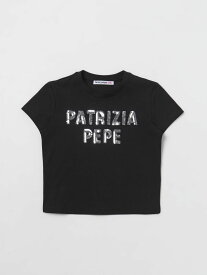 PATRIZIA PEPE パトリツィア ペペ ブラック Black Tシャツ ガールズ 春夏2024 7M0807 J061 【関税・送料無料】【ラッピング無料】 gi