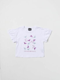 EA7 エンポリオ アルマーニ ホワイト White Tシャツ ガールズ 春夏2024 3DFT10FJLIZ 【関税・送料無料】【ラッピング無料】 gi
