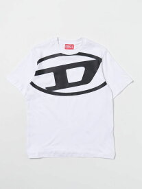 DIESEL ディーゼル ホワイト White Tシャツ ボーイズ 春夏2024 J018570DAYD 【関税・送料無料】【ラッピング無料】 gi