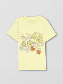 【本日5の付く日ポイント4倍!!】 STELLA MCCARTNEY ステラマッカートニー イエロー Yellow Tシャツ ガールズ 春夏2024 TU8C71Z0434 【関税・送料無料】【ラッピング無料】 gi