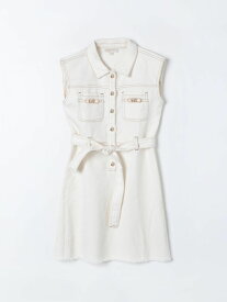 MICHAEL KORS KIDS マイケル・コース ベージュ Cream ドレス ガールズ 春夏2024 R30121 【関税・送料無料】【ラッピング無料】 gi