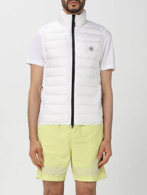 STONE ISLAND ストーン アイランド ホワイト White ベスト メンズ 春夏2024 G0524 【関税・送料無料】【ラッピング無料】 gi