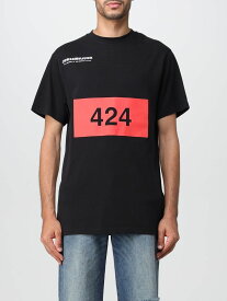 424 フォートゥーフォー ブラック Black Tシャツ メンズ 秋冬2023 35424M04236531 【関税・送料無料】【ラッピング無料】 gi