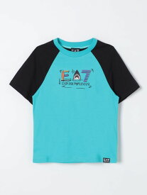 EA7 エンポリオ アルマーニ グリーン Green Tシャツ ボーイズ 春夏2024 3DBT62BJ7CZ 【関税・送料無料】【ラッピング無料】 gi