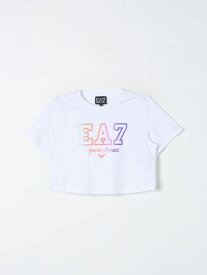 EA7 エンポリオ アルマーニ ホワイト White Tシャツ ガールズ 春夏2024 3DFT12FJRQZ 【関税・送料無料】【ラッピング無料】 gi