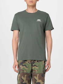 ALPHA INDUSTRIES アルファ インダストリーズ グリーン Green Tシャツ メンズ 春夏2024 188505 【関税・送料無料】【ラッピング無料】 gi