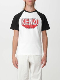 【本日0の付く日ポイント4倍!!】 KENZO ケンゾー ホワイト White Tシャツ メンズ 秋冬2023 FD65TS1064SI 【関税・送料無料】【ラッピング無料】 gi