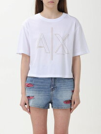 【本日5の付く日ポイント4倍!!】 ARMANI EXCHANGE アルマーニ エクスチェンジ ホワイト White Tシャツ レディース 春夏2024 3DYT06YJ3RZ 【関税・送料無料】【ラッピング無料】 gi